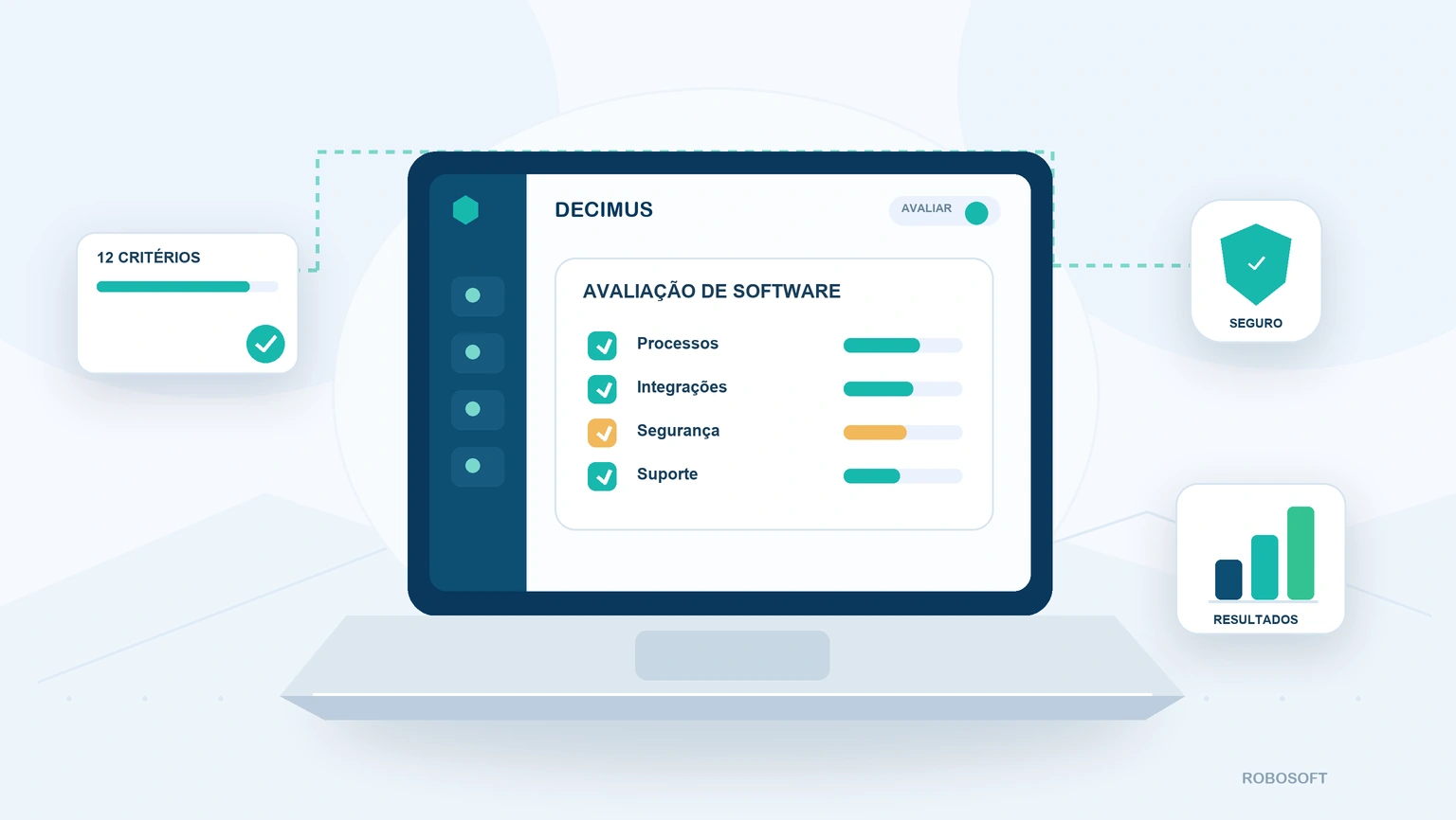 Software para gabinetes de contabilidade Ilustração dos critérios para escolher software para gabinetes de contabilidade